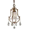 Image de Bohemian Hanglamp - Steady Lighting - Metaal - Bohemian - E27 - L: 19.4cm - Voor Binnen - Woonkamer - Eetkamer - Brons