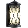 Image de Bohemian Wandlamp - Steady Lighting - Metaal - Bohemian - E27 - L: 18.6cm - Voor Buiten - Woonkamer - Eetkamer - Brons