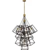 Image de Bohemian Kroonluchter - Steady Lighting - Metaal - Bohemian - E27 - L: Cm - Voor Binnen - Woonkamer - Eetkamer - Brons