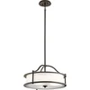 Image de Moderne Hanglamp - Steady Lighting - Metaal - Modern - E27 - L: 45.7cm - Voor Binnen - Woonkamer - Eetkamer - Blauw