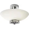 Image de Landelijke Plafondlamp - Steady Lighting - Metaal - Landelijk - G9 - L: 38.1cm - Voor Binnen / Binnen - Woonkamer - Eetkamer - Zilver