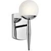 Image de Kichler LED Badkamerarmatuur Jasper | 3W 3000K 300Lm 830 | IP44 | Dimbaar | Polished Chrome