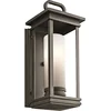 Image de Kichler LED Wand Buitenlamp South Hope | 1X E27 Max 60W | IP44 | Dimbaar | Rubbed Bronze
