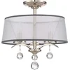 Image de Quoizel LED Plafondlamp Whitney | 3X E14 Max 40W | Dimbaar | Imperial Silver