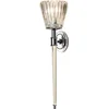 Image de Landelijke Wandlamp - Steady Lighting -  - Landelijk - G9 - L: 21.7cm - Voor Binnen / Binnen - Woonkamer - Eetkamer - Zilver