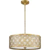Image de Moderne Hanglamp - Steady Lighting - Metaal - Modern - E27 - L: 53.3cm - Voor Binnen - Woonkamer - Eetkamer - Goud