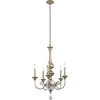 Image de Kroonluchter - Steady Lighting - Metaal -  - E14 - L: 61.6cm - Voor Binnen - Woonkamer - Eetkamer - Sterling