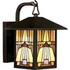 Image de Quoizel Tifanny LED Wand Buitenlamp Inglenook Outdoor | 1X E27 Max 60W | IP44 | Dimbaar | Valiant Bronze