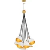 Image de Lisa McDennon by Hinkley LED Hanglamp Nula | 15X E14 Max 40W | Dimbaar | Shell White & Luxe Gold