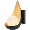 Image de Lisa McDennon by Hinkley LED Wandlamp Ren | 3W 3000K 300Lm 830 | Dimbaar | Matte Black & Gold
