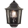 Image de Elstead Lighting LED Buitenlamp Norfolk | 1X E27 Max 60W | IP44 | Dimbaar | Black