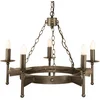 Image de Bohemian Kroonluchter - Steady Lighting - Metaal - Bohemian - E14 - L: 67cm - Voor Binnen - Woonkamer - Eetkamer - Brons