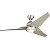 Image de Plafondventilator met verlichting - Jade - 60in / 152cm ventilator - geborsteld nikkel