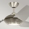 Image de Plafondventilator met verlichting - Voya - 60in / 152cm ventilator - geborsteld roestvrij staal