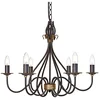 Image de Elstead Lighting LED Kroonluchter | 6X E14 Max 60W | Dimbaar | Rust/Gold