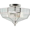 Image de Elstead Lighting LED Plafondlamp Old Park | 2X E27 Max 60W | Dimbaar | Polished Nickel