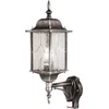 Image de Landelijke Wandlamp - Steady Lighting - Metaal - Landelijk - E27 - L: 27.8cm - Voor Buiten - Woonkamer - Eetkamer - Zwart