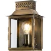 Image de Elstead Lighting LED Wand Buitenlamp Lambeth Palace | 1X E27 Max 60W | IP44 | Dimbaar | Aged Brass