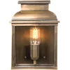 Image de Elstead Lighting LED Wand Buitenlamp Old Bailey | 1X E27 Max 60W | IP44 | Dimbaar | Aged Brass