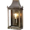 Image de Elstead Lighting LED Wand Buitenlamp Regents Park | 1X E27 Max 60W | IP44 | Dimbaar | Aged Brass