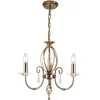 Image de Elstead Lighting LED Kroonluchter | 3X E14 Max 60W | Dimbaar | Aged Brass