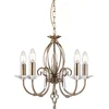 Image de Elstead Lighting LED Kroonluchter | 5X E14 Max 60W | Dimbaar | Aged Brass