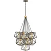Image de Hinkley LED Hanglamp Astrid | 11X E27 Max 60W | Dimbaar | Matte Bronze and Deluxe Gold