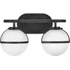 Image de Hinkley LED Badkamerarmatuur Hollis | 2X E14 Max 40W | IP44 | Black
