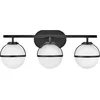 Image de Hinkley LED Badkamerarmatuur Hollis | 3X E14 Max 40W | IP44 | Black