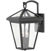 Image de Hinkley LED Wand Buitenlamp Alford Place | 2X E14 Max 40W | IP44 | Dimbaar | Museum Black