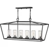 Image de Hinkley LED Buiten Hanglamp Alford Place | 6X E14 Max 40W | IP44 | Dimbaar | Museum Black