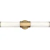 Image de Hinkley LED Badkamerarmatuur Facet | 12W 3000K 2160Lm 830 | IP44 | Heritage Brass