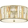 Image de Landelijke Plafondlamp - Steady Lighting - Glas - Landelijk - E27 - L: 48.9cm - Voor Binnen - Woonkamer - Eetkamer - Zilver
