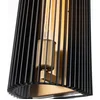 Image de Kichler LED Wandlamp Linara | 1X E27 Max 60W | Black & Natural Brass