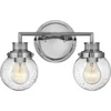 Image de Hinkley LED Badkamerarmatuur Poppy | 2X E27 Max 60W | IP44 | Polished Chrome