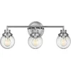 Image de Hinkley LED Badkamerarmatuur Poppy | 3X E27 Max 60W | IP44 | Polished Chrome