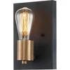 Image de Hinkley LED Wandlamp Silas | 1X E27 Max 60W | Aged Zinc & Heritage Brass
