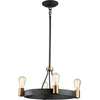 Image de Hinkley LED Hanglamp Silas | 4X E27 Max 60W | Dimbaar | Aged Zinc & Heritage Brass