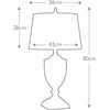 Image de Quoizel LED Tafellamp Dennison | 1X E27 Max 60W | Brushed Brass