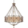 Image de Feiss LED Kroonluchter | 4X E27 Max 60W | Dimbaar | British Bronze/Oxidized Bronze