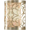 Image de Landelijke Wandlamp - Steady Lighting - Metaal - Landelijk - E14 - L: 9.5cm - Voor Binnen - Woonkamer - Eetkamer - Zilver