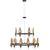 Image de Hinkley LED Kroonluchter | 18X E14 Max 40W | Dimbaar | Carbon Black with Deluxe Gold