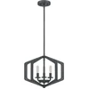 Image de Quoizel LED Hanglamp Vanguard | 3X E14 Max 40W | Dimbaar | Old Black