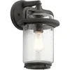 Image de Kichler LED Wand Buitenlamp andover | 1X E27 Max 60W | IP44 | Dimbaar | Weathered Zinc