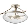 Image de Kichler LED Plafondlamp Belle | 3X E14 Max 40W | Dimbaar | Polished Nickel