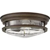 Image de Hinkley LED Plafond Badkamerlamp Hadrian | 2X E27 Max 40W | IP44 | Dimbaar | Oil Rubbed Bronze