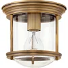 Image de Hinkley LED Plafond Badkamerlamp Hadrian | 1X E27 Max 60W | IP44 | Dimbaar | Brushed Bronze