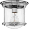 Image de Hinkley LED Plafond Badkamerlamp Hadrian | 1X E27 Max 60W | IP44 | Dimbaar | Chrome