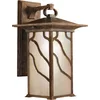 Image de Kichler LED Wand Buitenlamp Morris | 1X E27 Max 60W | IP44 | Dimbaar | Distressed Copper