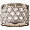 Image de Landelijke Plafondlamp - Steady Lighting - Glas - Landelijk - E27 - L: 31.1cm - Voor Binnen - Woonkamer - Eetkamer - Zilver